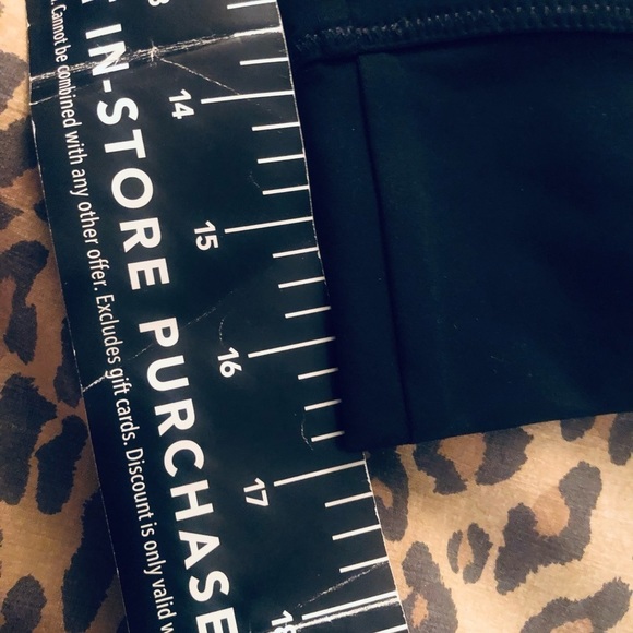 Adidas by Stella McCartney size Large black cropped leggings mesh detail - Picture 8 of 12